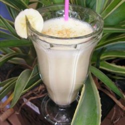 Spiced Banana Milk Shake