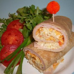 Hot Adobo Turkey Wrap