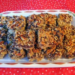 Chocolate Raisin Nut Crunch Bars