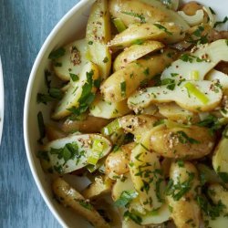 Warm Fingerling Potato Salad