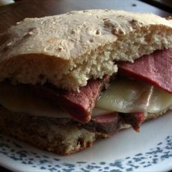 Leftover Corned Beef Sandwich