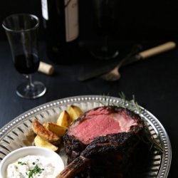 Prime Rib With Horseradish Sauce