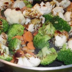 Broccoli and Cauliflower Stir Fry