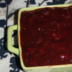 Orange Balsamic Cranberry Sauce