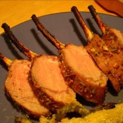 Mustard Rosemary Rack of Lamb