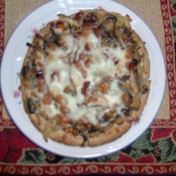 Wild Mushroom Pizza With Caramelized Onions, Sun-Dried Tomato