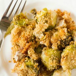 Brussels Sprouts Au Gratin