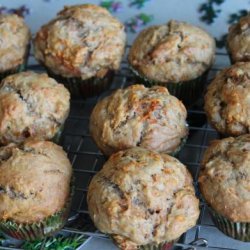 Nif's Jumbo Banana Carrot Muffins