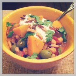 Squash and Chickpea Moroccan Stew