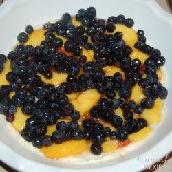 Peach Blueberry Cobbler