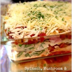 Mushroom, Spinach & Sausage Lasagna