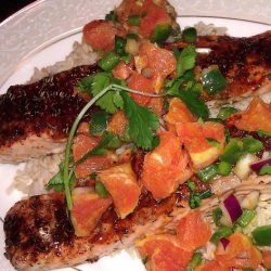 Citrus Salmon With Orange Relish