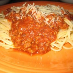 Italian Spaghetti With Meat Sauce