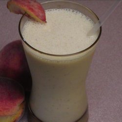 Peaches and Cream Milkshake