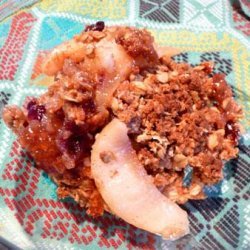 Pear Cranberry Crumble