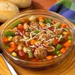 Easy Meatball Minestrone