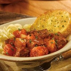 Roasted Garlic Beef Stew with Pepperidge Farm(R) Texas Toast