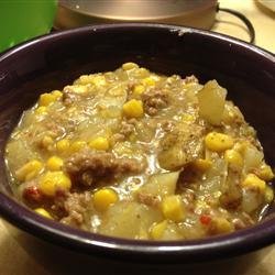 Hamburger Corn Soup