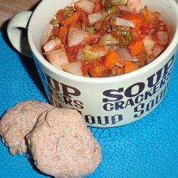 Yam and Turnip Stew with Mini-Biscuits