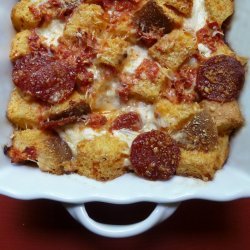 Cheesy Bread Pudding