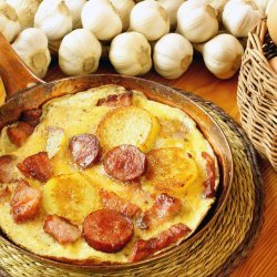 Sausage and Potato Omelet