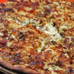 Onion Confit, Walnut and Gorgonzola Pizza