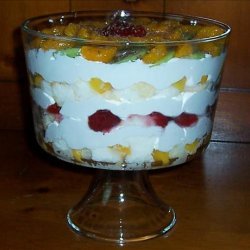 Yummy Peach/Strawberry/Kiwi Trifle