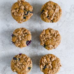 Whole Wheat Blueberry Muffins