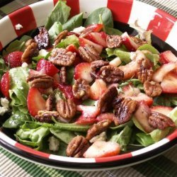 Strawberry and Boursin Spinach Salad