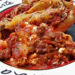 Stuffed Lasagna Shells.