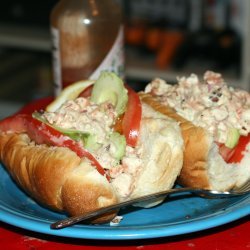 Shrimp and Chorizo Sandwich
