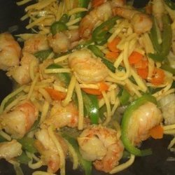 Stir-Fried Prawns - Hong Kong Style