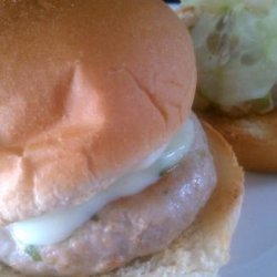 Wasabi Tuna Burger With Thai Style Cucumbers