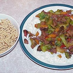 Kielbasa Chow Mein