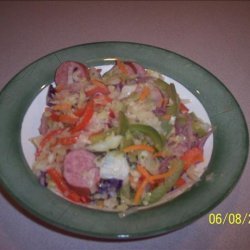 Cabbage Kielbasa Skillet