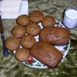 Ginger Snappy Pumpkin Bread