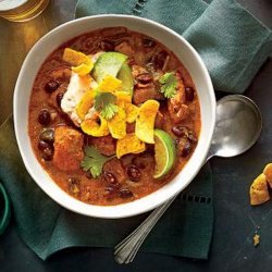 Pork and Black Bean Chili