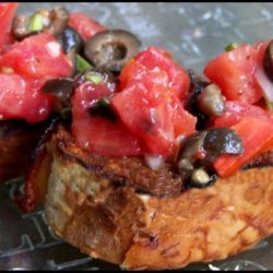 Tomato Bruschetta, Dijon-Style