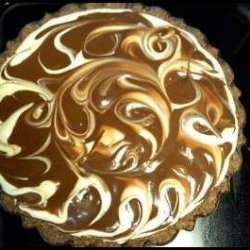 Chocolate Eggnog Swirl Pie