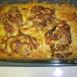 Cheesy Chops and Peppers Casserole