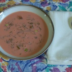 Polish Summer Barshch (Borscht)