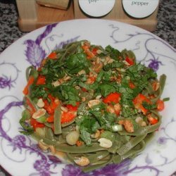 Noodle Salad With Spicy Peanut Butter Dressing