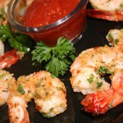 Shrimp Scampi - Broiled