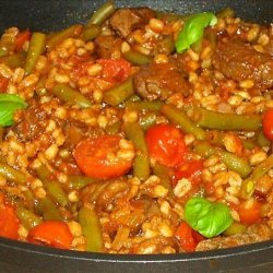 Lamb and Green Bean Stew With Spelt (farro)