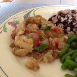 Corvina a La Chorillana (Peruvian Fish in Spicy Tomato Sauce)