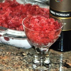 Cherry Merlot Granita