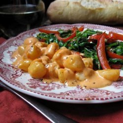 Scallops With Arugula