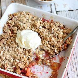 Apple Rhubarb Crisp