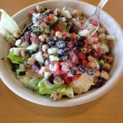 Garlic Feta  Tomato Salad