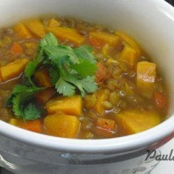 Lentil Stew With Pumpkin or Sweet Potatoes